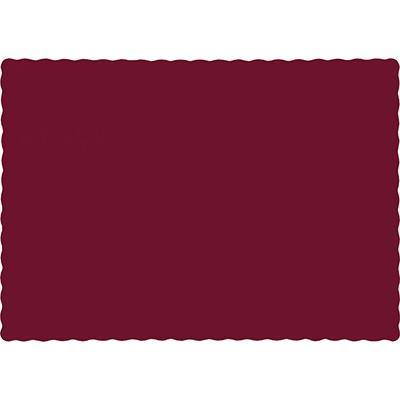 Burgundy Paper Placemats Color Creative Converting 