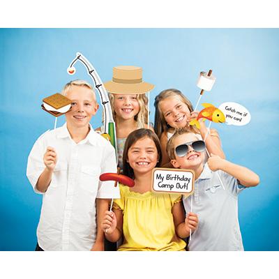 Camp Out Photo Booth Props-Camping Outdoors Themed Birthday Supplies-Party Things Canada