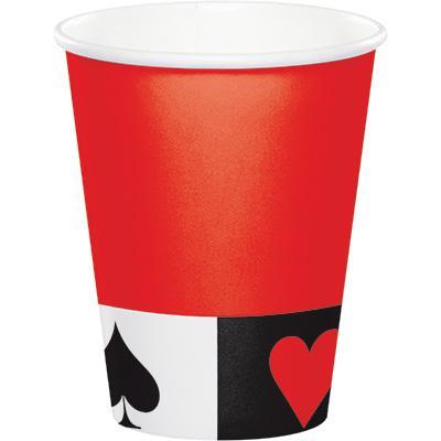 Card Night Party Cups-Casino Themed Party Supplies and Decorations-Party Things Canada