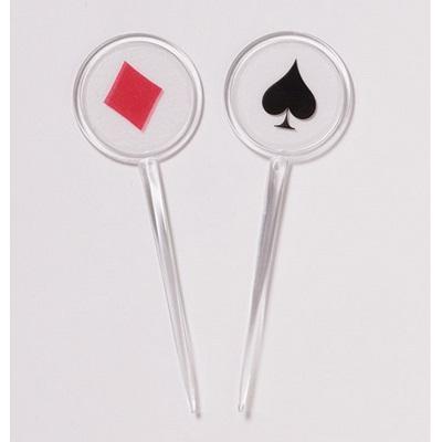 Card Night Plastic Picks-Casino Themed Party Supplies and Decorations-Party Things Canada