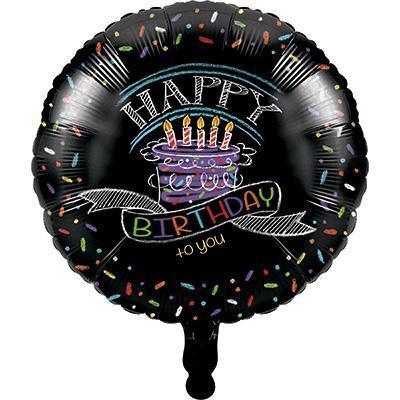 Chalk Birthday Metallic Balloon Birthday Party Creative Converting 