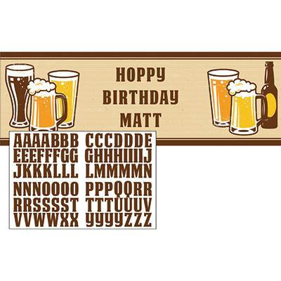 Cheers and Beers Giant Party Banner-Beer Tasting Themed Birthday Supplies-Party Things Canada