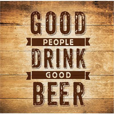 Cheers and Beers 'Good Beer' Beverage Napkins-Beer Tasting Themed Birthday Supplies-Party Things Canada