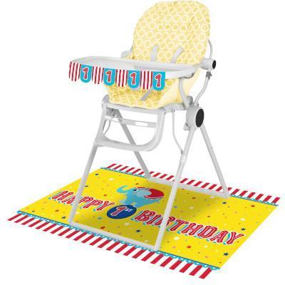 Circus Party High Chair Kit-Carnival Themed Birthday Supplies-Party Things Canada