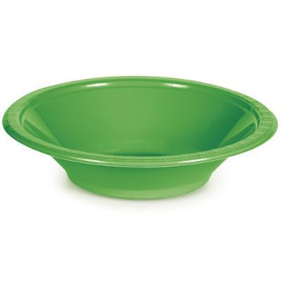 Citrus Green Plastic Bowls-Citrus Green Party Tableware-Party Things Canada