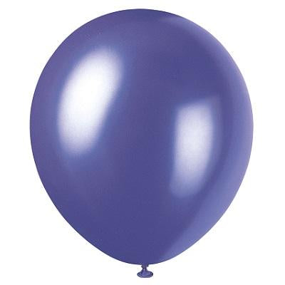 Concord Purple Pearlized Balloons-Pearlized Latex Balloons-Party Things Canada