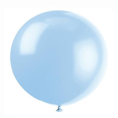 Cool Blue Giant Balloons-Gigantic Solid Color Latex Balloons-Party Things Canada