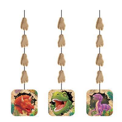 Dino Blast Hanging Cutouts-Dinosaurs Themed Birthday Supplies-Party Things Canada