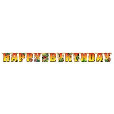 Dino Blast Jointed Banner-Dinosaurs Themed Birthday Supplies-Party Things Canada