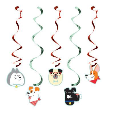 Dog Party Dizzy Danglers-Dogs Themed Birthday Supplies-Party Things Canada