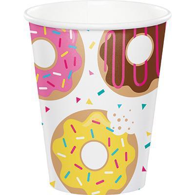 Donut Time Cups-Doughnut Themed Birthday Supplies-Party Things Canada