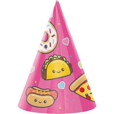 Food Love Party Hats-Cheat Meals Themed Birthday Supplies-Party Things Canada