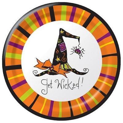Get Wicked Luncheon Plates-Halloween Party Tableware-Party Things Canada