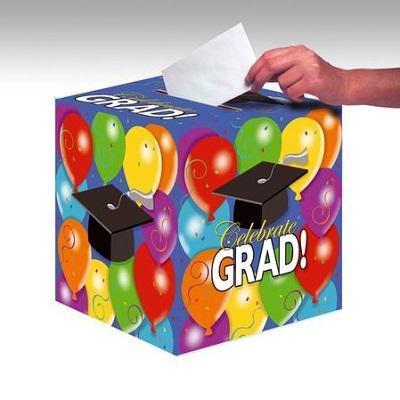 Grad Balloons Cards Box-Graduation Party Supplies-Party Things Canada