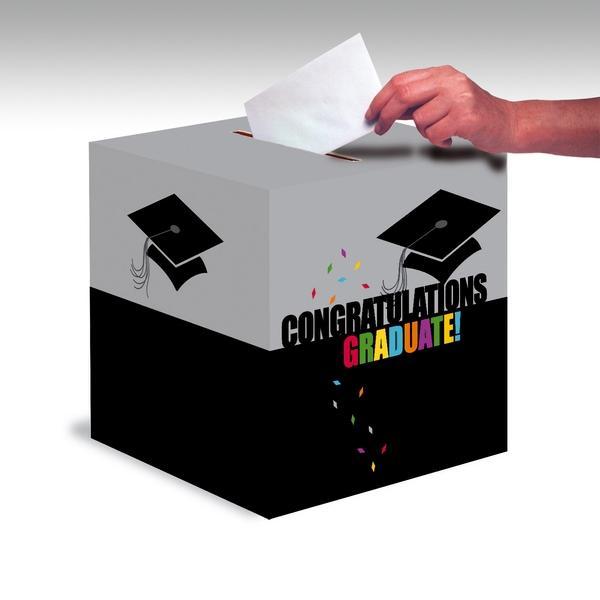 Card Box - Graduation Style-Graduation Party Supplies-Party Things Canada