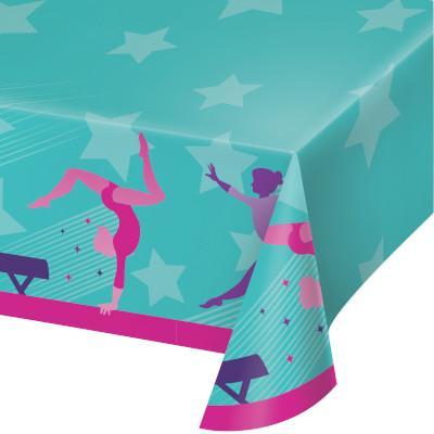 Gymnastics Party Paper Tablecover-Party Things Canada