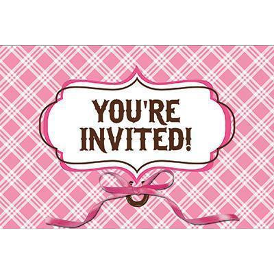 Heart My Horse Invitations-Girl Horses Cowgirl Themed Birthday Supplies-Party Things Canada