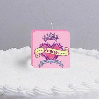 Her Highness Printed Candle-Princess Royalty Themed Birthday Supplies-Party Things Canada