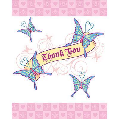 Her Highness Thank You Cards-Princess Royalty Themed Birthday Supplies-Party Things Canada