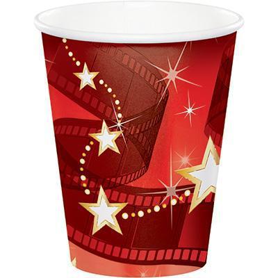 Hollywood Lights Cups-Movie Night Awards Hollywood Themed Birthday Supplies-Party Things Canada