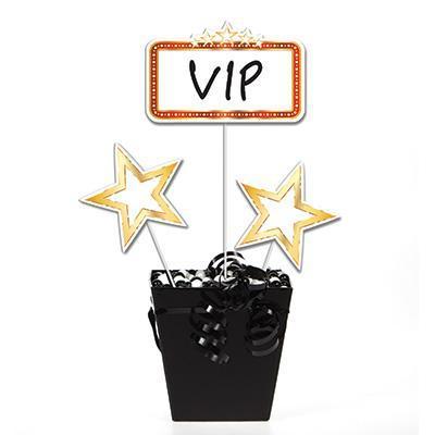 Hollywood Lights Centerpiece Sticks-Movie Night Awards Hollywood Themed Birthday Supplies-Party Things Canada