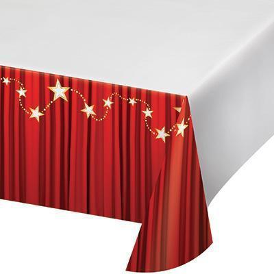 Hollywood Lights Plastic Tablecover-Movie Night Awards Hollywood Themed Birthday Supplies-Party Things Canada