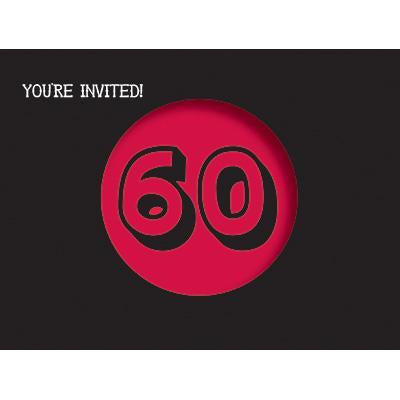 Holy Bleep '60' Invitations-Humorous Adults Milestones Birthday Supplies-Party Things Canada