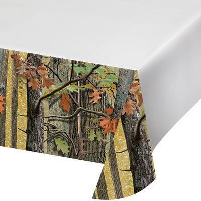 Hunting Camo Plastic Tablecover-Hunting Themed Birthday Supplies-Party Things Canada