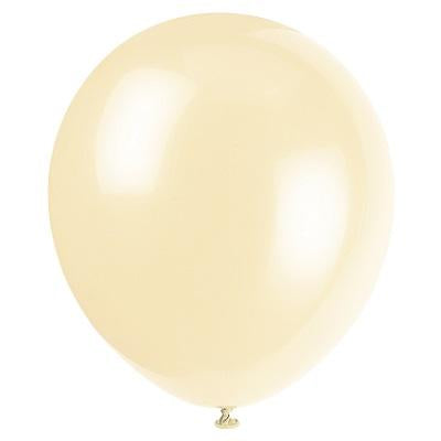 Ivory Latex Balloons-Solid Color Latex Balloons-Party Things Canada