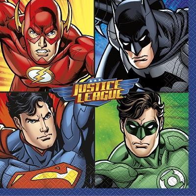 Justice League Luncheon Napkins-Party Things Canada