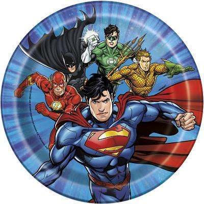 Justice League Luncheon Plates-Party Things Canada