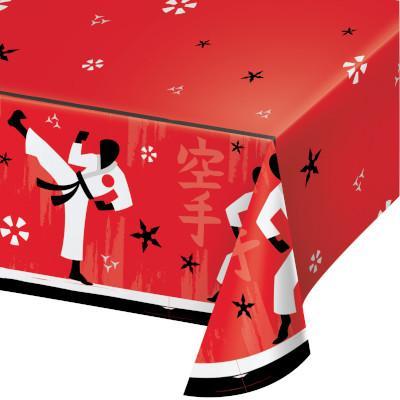 Karate Party Paper Tablecover-Party Things Canada