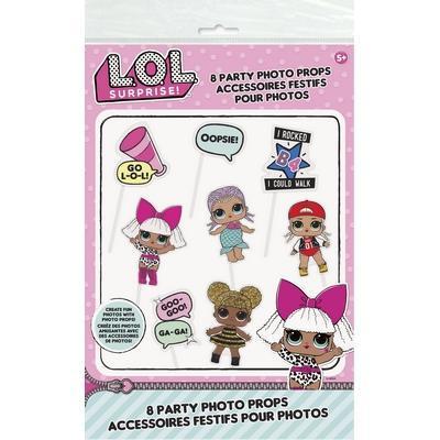 LOL Surprise Photo Booth Props-LOL Doll Surprise Birthday Supplies-Party Things Canada