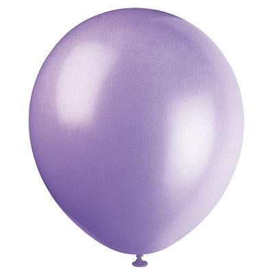 Lavender Latex Balloons-Solid Color Latex Balloons-Party Things Canada