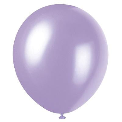 Lavender Pearlized Balloons-Pearlized Latex Balloons-Party Things Canada