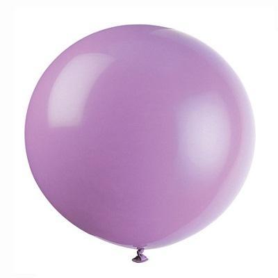Lilac Lavender Giant Balloons-Gigantic Solid Color Latex Balloons-Party Things Canada