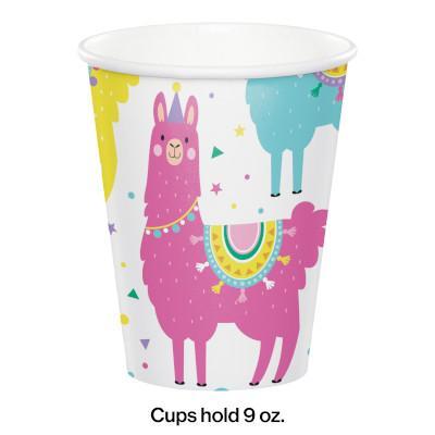Llama Party Beverage Cups-Party Things Canada