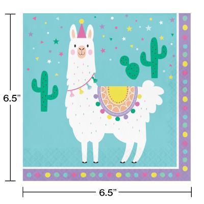 Llama Party Luncheon Napkins-Party Things Canada
