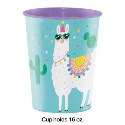 Llama Party Plastic Favor Cup-Party Things Canada