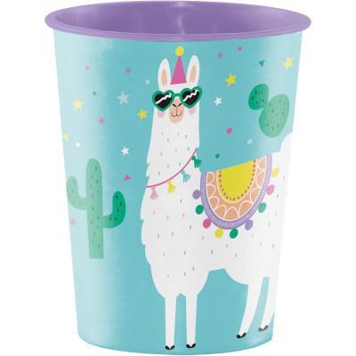 Llama Party Plastic Favor Cup-Party Things Canada