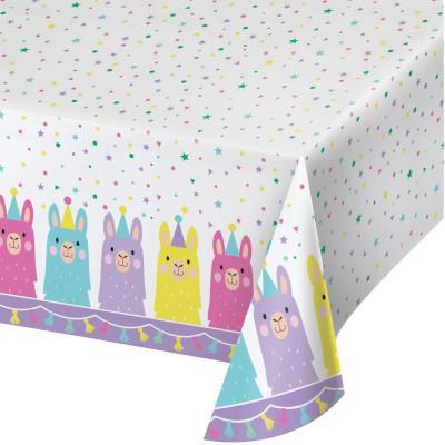 Llama Party Plastic Tablecover-Party Things Canada