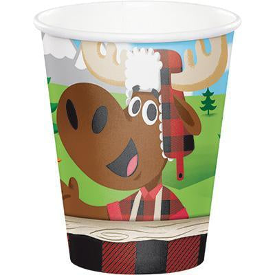 Lum-Bear-Jack Cups-Lumberjack Themed Kids Birthday Supplies-Party Things Canada