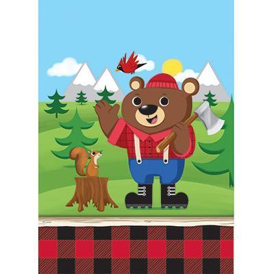 Lum-Bear-Jack Loot Bags-Lumberjack Themed Kids Birthday Supplies-Party Things Canada