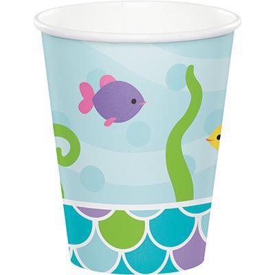 Mermaid Friends Cups-Mermaids Little Girl Birthday Supplies-Party Things Canada
