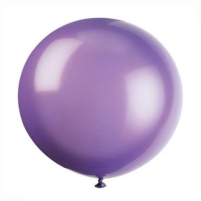 Midnight Purple Giant Balloons-Gigantic Solid Color Latex Balloons-Party Things Canada