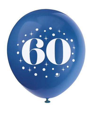 Milestone Number 60 Assorted Balloons-Age Birthday Latex Balloons-Party Things Canada