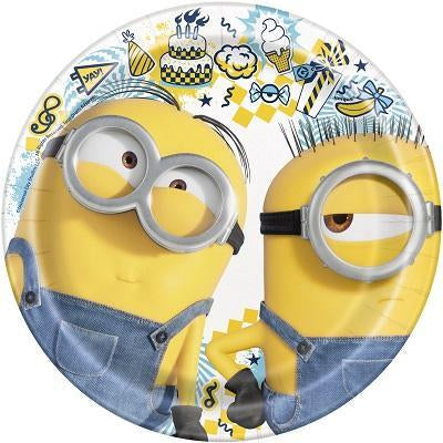 Minions Luncheon Plates-Party Things Canada