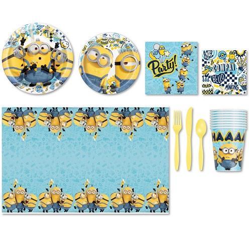 Minions Tableware Party Pack for 8 Guests-Party Things Canada
