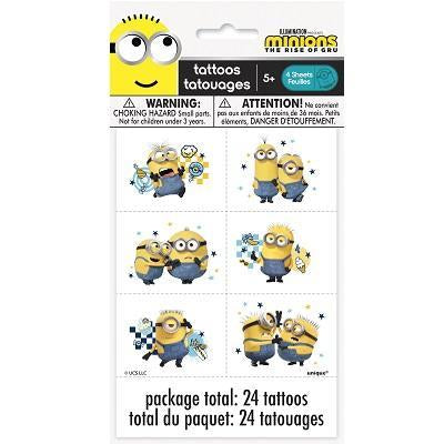 Minions Tattoos-Party Things Canada