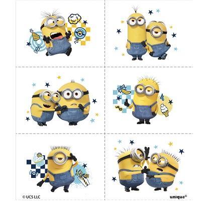 Minions Tattoos-Party Things Canada